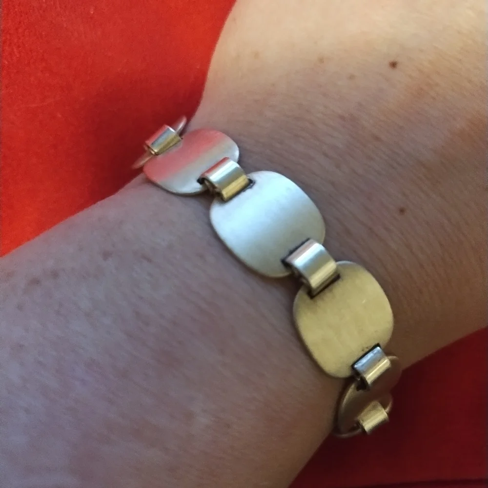 Vintage Sterling Silver Bracelet - Picture 3 of 6